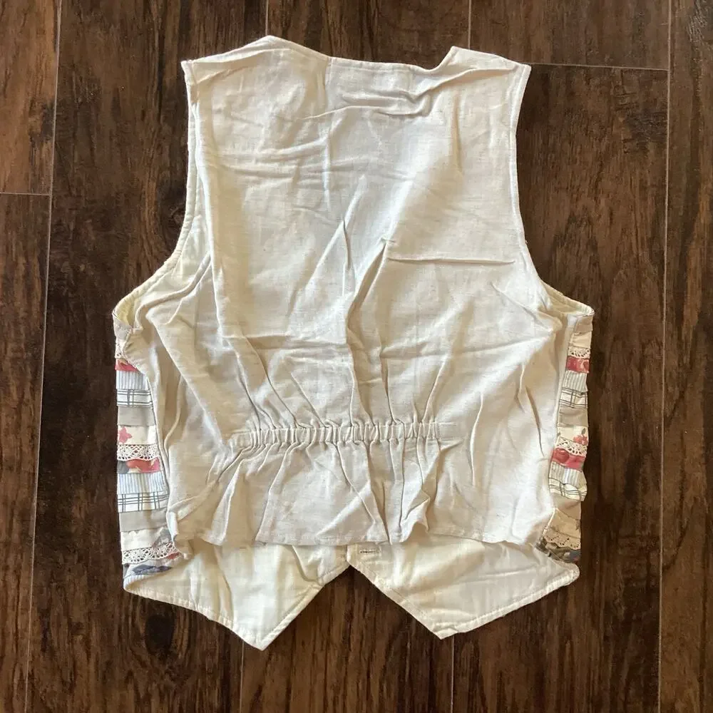 Studio Collection Patchwork Vest - Picture 6 of 7